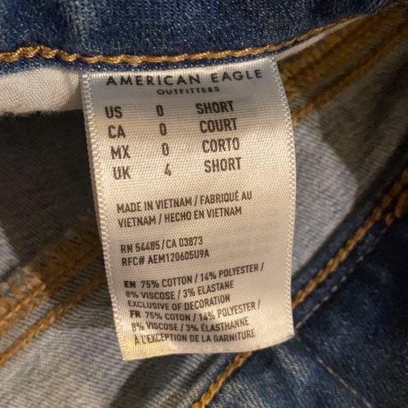 American Eagle Size 0 Short Jeans - Picture 3 of 5